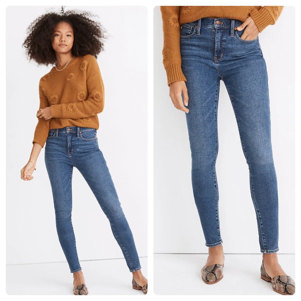 Madewell 10" High Rise Skinny Jean TENCEL Denim Edition